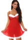 Comfortable Lace Patchwork Trim Homewear Sexy Nightgown