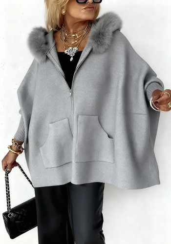 Autumn Women's Fashion Comfortable Casual Hooded Loose Coat