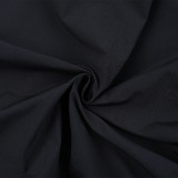 Autumn Trendy Letter Print Contrast Color Long Sleeve Stand Collar Jacket