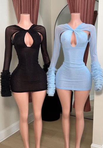 Women Sexy Mesh Dress