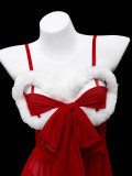 Christmas Women Red Dress Sexy Lingerie