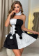 Women Color Block Lace Dress