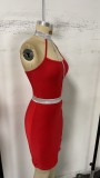 Women Sexy Halter Neck Bodycon Dress