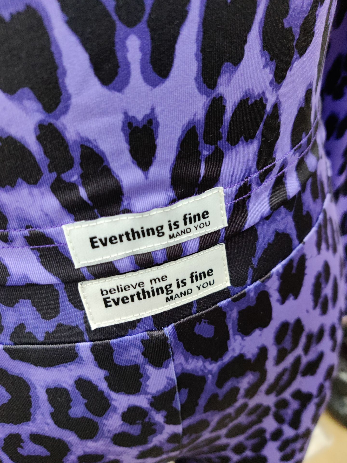 Women Leopard Print Long-Sleeve Top and Pant Two-Piece Set