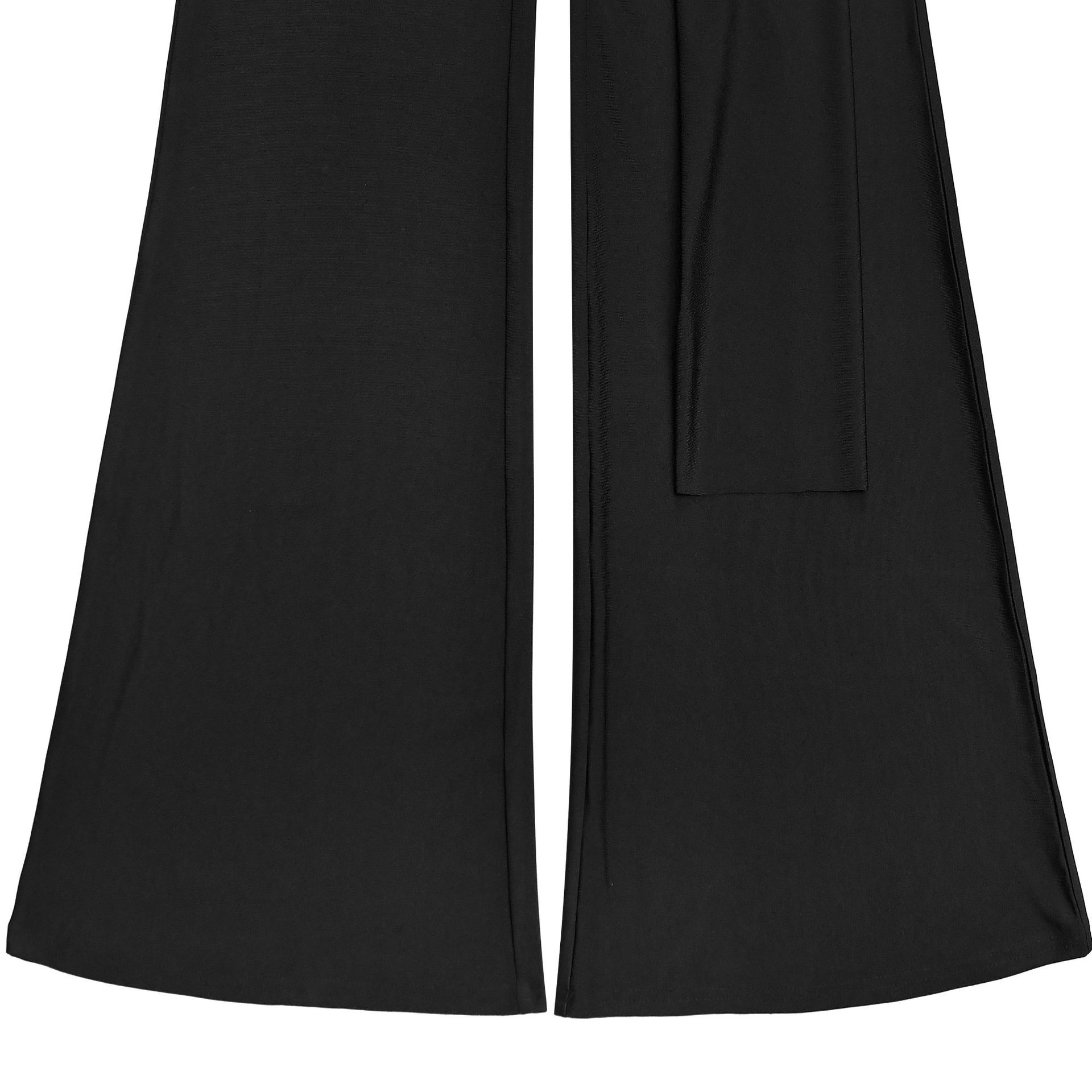 Solid Halter Neck Wide-Leg Jumpsuit for Casual Events
