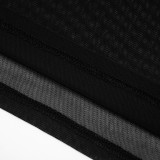 Women Autumn Solid Sexy Hollow-Out Mesh Patchwork Dress