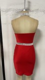 Women Sexy Halter Neck Bodycon Dress
