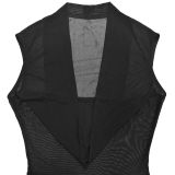 Women Sleeveless Pleated V-Neck Dress