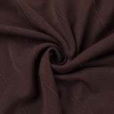 Fall-Winter Women's Sexy U Neck Long-Sleeve Bodycon Long Dress