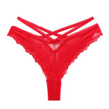Women's Sexy Cross-Back Lace Breathable Thong