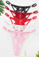 Women's Seductive Transparent Lace Low-Rise Multi-Color Thong