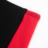 Fall-Winter Women's Casual High-Waist Color Block Straight-Leg Pants