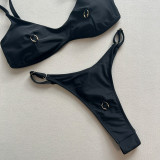 Women's Solid Color Sexy Bikini Set
