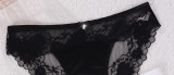 Women's Sexy Lace Low-Rise Mesh Transparent Comfortable Triangle Panties