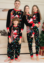 Christmas Family Santa Light Print 3-4 Member Pajama Set