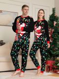 Christmas Family Santa Light Print 3-4 Member Pajama Set