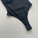 Women's Solid Color Sexy One-Piece Swimsuit