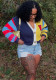 Fall-Winter Women's Striped Color Block Long-Sleeve Sweater Cardigan
