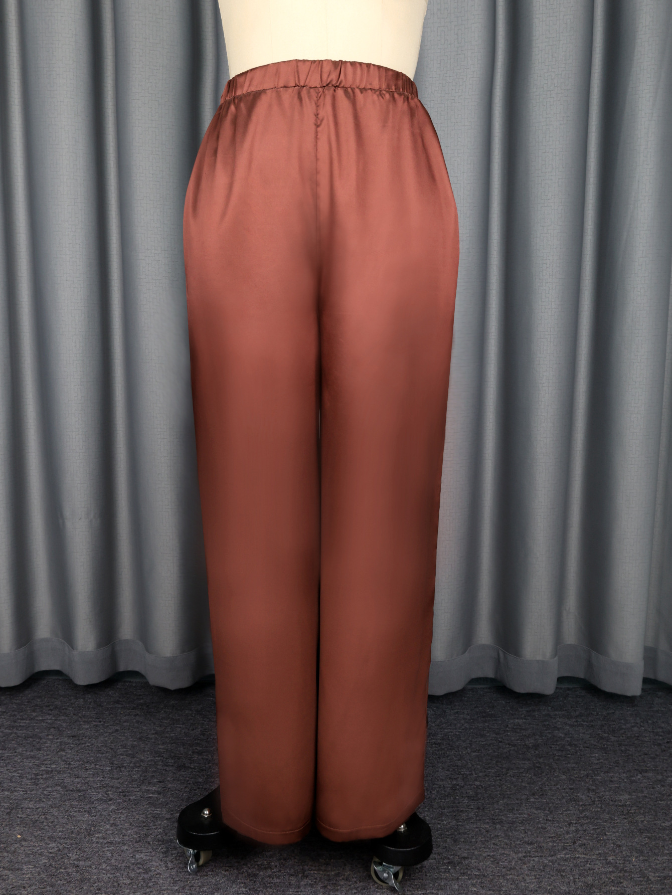 Women's African Print Drawstring Lace-Up Loose Top Casual Wide-Leg Pants Two-Piece Set