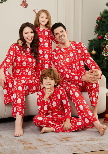 Christmas Family Santa Letter Print 3-4 Member Pajama Set