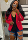 Women Solid Long-Sleeved Autumn/Winter Pocket Blazer