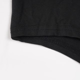 Women's Autumn Winter Long Sleeve Tight Fitting Turndown Collar Solid Color Slit Flared Sleeve Bodysuit