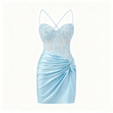 Women's Sexy Short Strap Bodycon Party Dress（Processing time need 3-6 days）