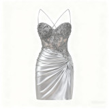 Women's Sexy Short Strap Bodycon Party Dress（Processing time need 3-6 days）