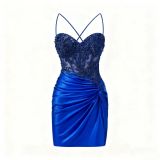 Women's Sexy Short Strap Bodycon Party Dress（Processing time need 3-6 days）