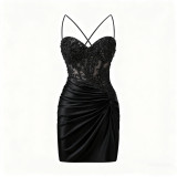 Women's Sexy Short Strap Bodycon Party Dress（Processing time need 3-6 days）