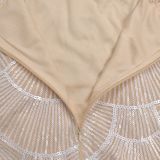 Women's Fashion Sexy Strap Pearls Sequins Short Dress