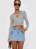 Women's Summer Chic Wash Elegant Cargo Denim Mini Skirt