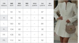 Women's Autumn Chic Elegant Solid Color Single Button Slim Waist A-Line Dress
