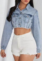 Women Non-Stretch Denim Jacket Women Non-Stretch Denim Jacket