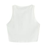Women Printed Vest Crop Top