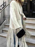 Women Autumn/Winter Long-Sleeved Fringe Jacket