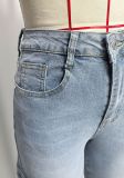 Women Casual Cargo Denim Pant