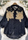 Women Pleated Lantern Long-Sleeve Shirt