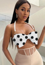 Women Holidays Summer Sexy Polka Dot Bikini Two-Piece Set Women Holidays Summer Sexy Polka Dot Bikini Two-Piece Set
