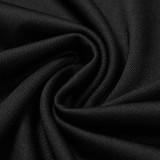 Women American Leopard Print Letter Print Sexy Short-Sleeve Crop T-Shirt