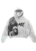 Women Printed Long-Sleeve Hoodies