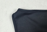 Women Solid Backless High-Neck Sleeveless Bodycon Dress