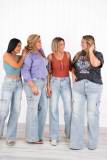 Women Casual Cargo Denim Pant