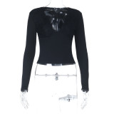 Women Long-Sleeve Autumn T-Shirt Top