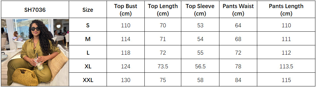 Women's Plus Size Solid Color Turndown Collar Casual African Pants Set