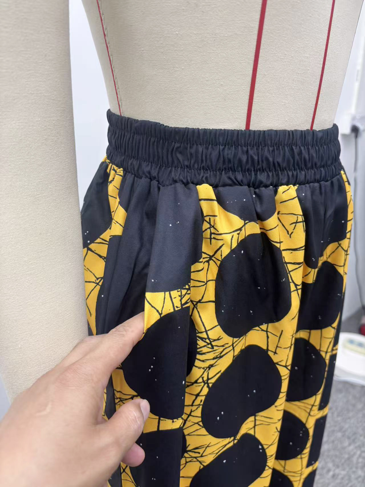 Women's Plus Size Polka Dot Turndown Collar African Pants Set