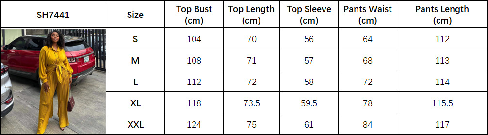 Women's Casual Long Sleeve African Plus Size Trendy Pants Set