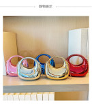 Women's Chain Mini Moon Acrylic Lipstick and Coins Crossbody Bag