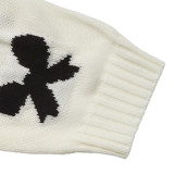 Women's Autumn Casual Knit Jacquard Bow Tie-Front Cardigan