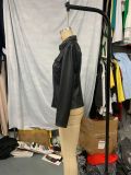 Women Autumn Sexy Pocket Pu-Leather Jacket